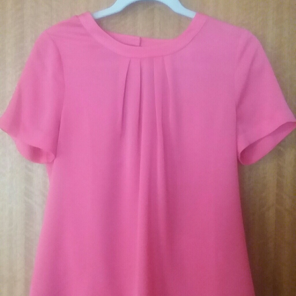 J Crew Coral Open-back Top